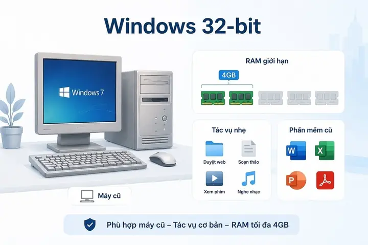 64 Bit Và 32 Bit Là Gì? Phân Biệt Và Cách Chọn Phiên Bản Phù Hợp 64 Bit Và 32 Bit Là Gì? Phân Biệt Và Cách Chọn Phiên Bản Phù Hợp