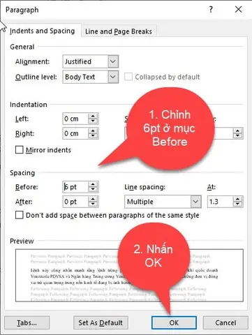 6pt Trong Word Là Gì? Ý Nghĩa & Cách Thiết Lập Chuẩn