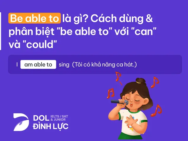 “able To” Nghĩa Là Gì? Cấu Trúc, Cách Dùng Và Phân Biệt Với “can”