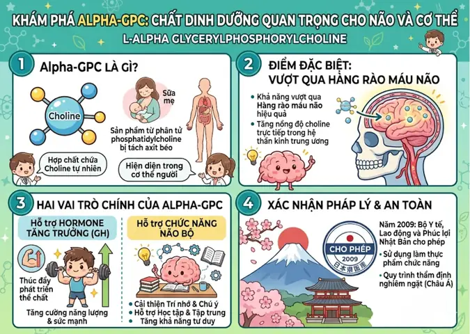 Alpha Gpc Là Gì? Công Dụng, Tác Dụng Phụ Và Liều Dùng Cho Người Dùng Việt Nam