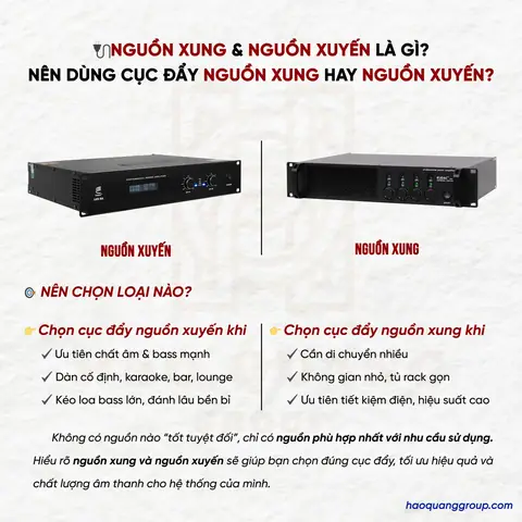 Amply Kéo Đẩy Là Gì? Phân Biệt Amply Và Cục Đẩy Để Chọn Thiết Bị Âm Thanh Phù Hợp