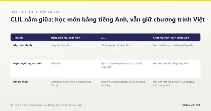 Chương Trình Tiếng Anh Tích Hợp Là Gì? Lợi Ích Và Lưu Ý Quan Trọng