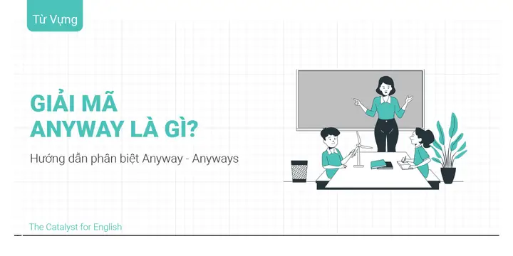 Anyway Là Gì? Phân Biệt Anyway, Anyways Và Any Way Chi Tiết
