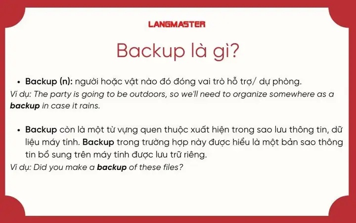 "back By Là Gì" Và Cách Sử Dụng Chi Tiết Trong Tiếng Anh