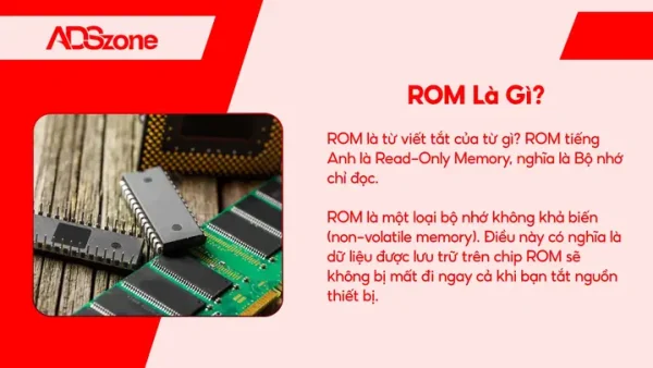 ROM Là Gì? Phân Biệt ROM Và RAM, Cách Chọn Dung Lượng Phù Hợp