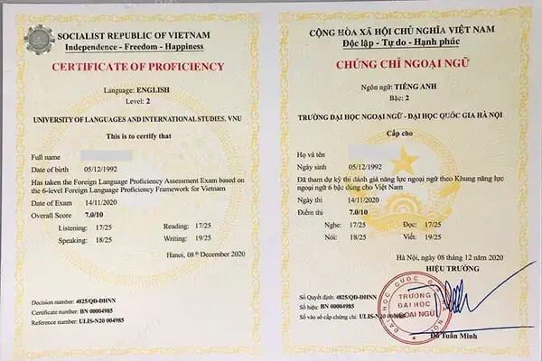 Bằng Anh Văn A2 Là Gì? Định Nghĩa, Yêu Cầu Và Tương Đương Với Các Khung Trình Độ Khác