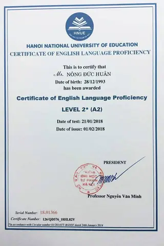 Bằng Anh Văn A2 Là Gì? Định Nghĩa, Yêu Cầu Và Tương Đương Với Các Khung Trình Độ Khác