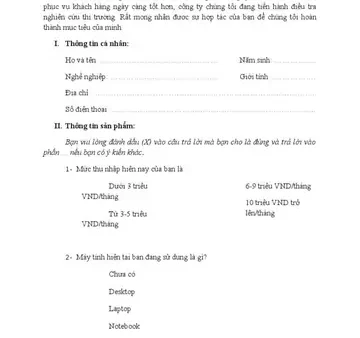 Bảng Khảo Sát Là Gì? Hướng Dẫn Chi Tiết Từ A-Z