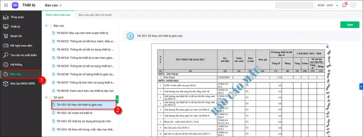Báo Cáo EMIS Là Gì? Hướng Dẫn Chi Tiết Và Các Thông Tin Liên Quan