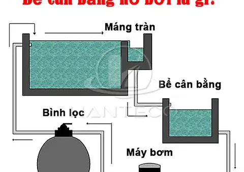 Bể Cân Bằng Hồ Bơi Là Gì? Vai Trò, Cấu Tạo Và Cách Tính Thể Tích Chi Tiết