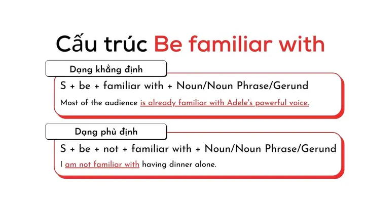 Be Familiar With Là Gì? Phân Biệt Cấu Trúc Và Cách Dùng Chuẩn Xác