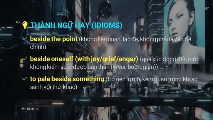 Beside The Point Nghĩa Là Gì? Cách Dùng Và Ví Dụ Chuẩn