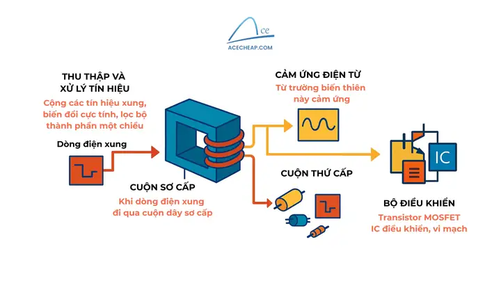 Biến Áp Xung Là Gì? Cấu Tạo, Nguyên Lý Hoạt Động Và Ứng Dụng Chi Tiết