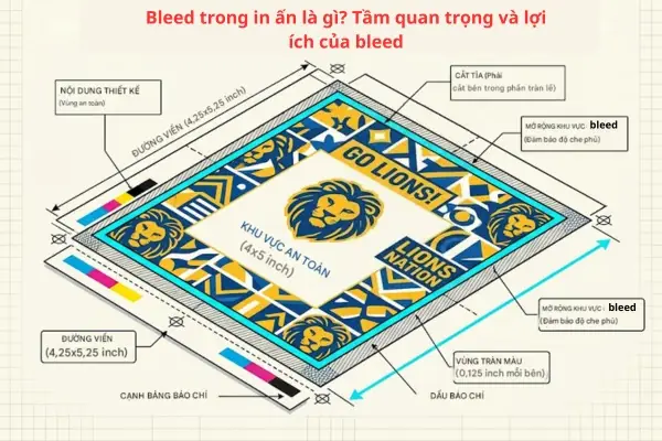 Bleed Trong In Ấn Là Gì? Hướng Dẫn Thiết Kế Đúng Chuẩn & Lợi Ích