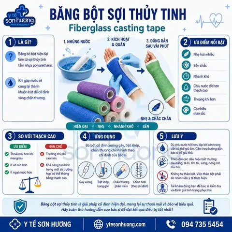 Bó Bột Thủy Tinh Là Gì? Ưu Điểm, So Sánh Và Cách Sử Dụng