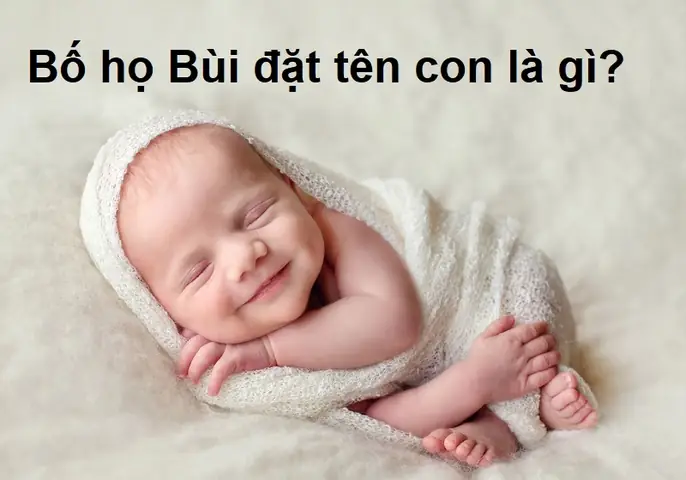 Bố Mẹ Họ Bùi Đặt Tên Con Trai Sao Cho Hay, Ý Nghĩa Và May Mắn?