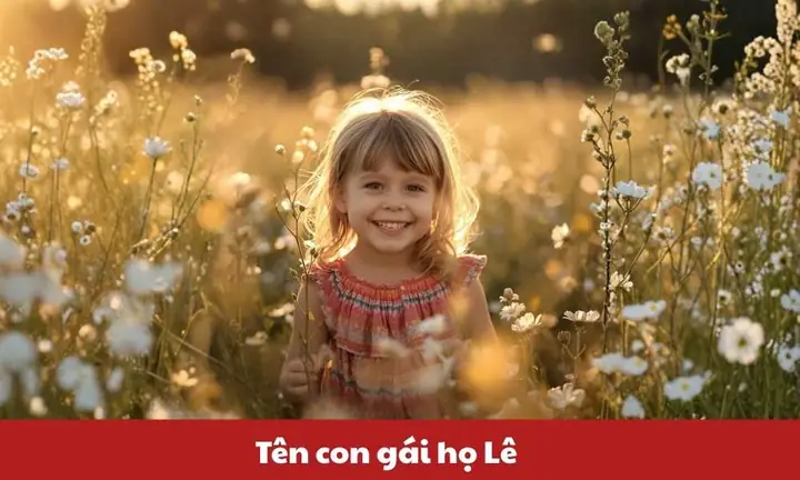 Bố Họ Lê Đặt Tên Con Gái Là Gì? Gợi Ý Tên Hay, Ý Nghĩa & Hợp Phong Thủy 2026