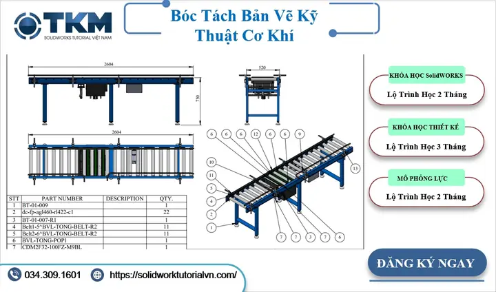 Bóc Tách Bản Vẽ Cơ Khí Là Gì? Quy Trình Chi Tiết Cho Kỹ Sư Mới