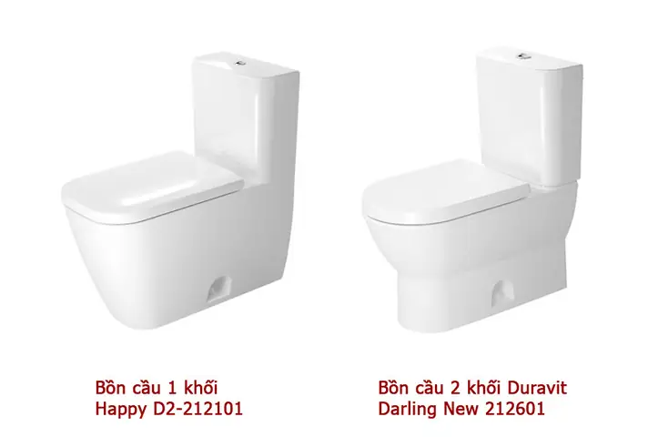 Bồn Cầu 1 Khối Hay 2 Khối: Nên Chọn Loại Nào Cho Gia Đình?