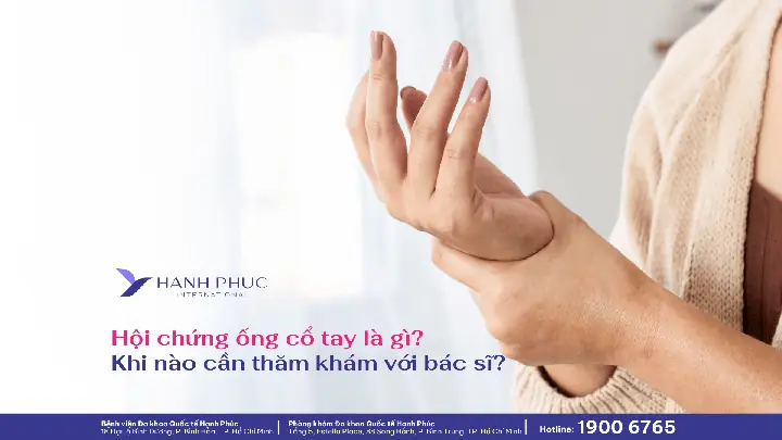 Hội Chứng Ống Cổ Tay (carpal Tunnel Syndrome): Nguyên Nhân, Triệu Chứng, Chẩn Đoán Và Cách Điều Trị Hiệu Quả